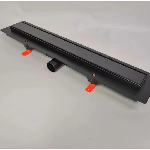 Трап Veconi Klasik/Floor Black 45 см V450KB, черный матовый, Цвет производителя: чёрный матовый, Размер трапа: 450 фото 3