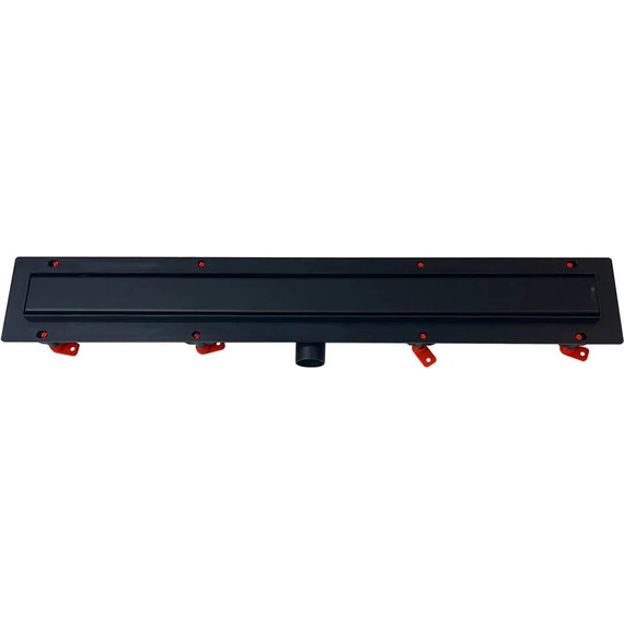 Трап Veconi Klasik/Floor Black 55 см V550KB, черный матовый, Цвет производителя: чёрный матовый, Размер трапа: 550 фото 