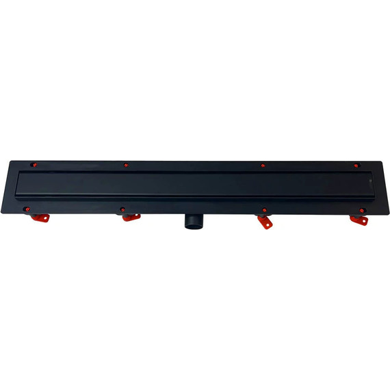 Трап Veconi Klasik/Floor Black 95 см V950KB, черный матовый, Цвет производителя: чёрный матовый, Размер трапа: 950 фото 