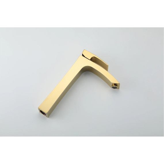 Смеситель для раковины высокий Gappo G1007-32, золото - 6 Смеситель для раковины высокий Gappo G1007-32, золото фото 6