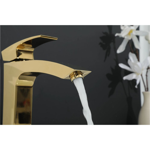 Смеситель для раковины высокий Gappo G1007-32, золото - 11 Смеситель для раковины высокий Gappo G1007-32, золото фото 11