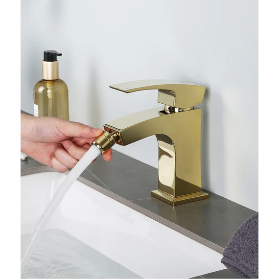 Смеситель для биде Gappo G5007-3, золото - 2 Смеситель для биде Gappo G5007-3, золото фото 2