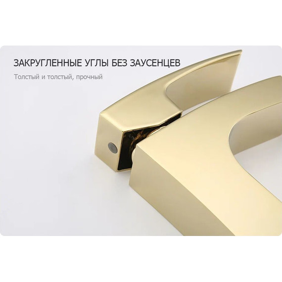 Смеситель для биде Gappo G5007-3, золото - 9 Смеситель для биде Gappo G5007-3, золото фото 9