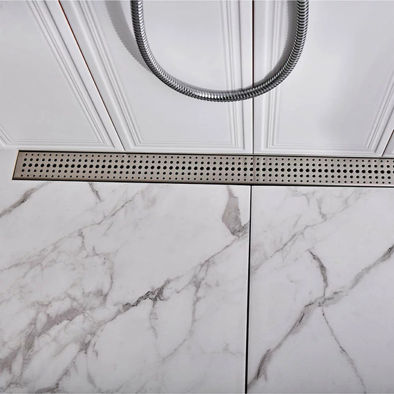 Трап Veconi Basic 55 см V550B, хром глянцевый фото 2