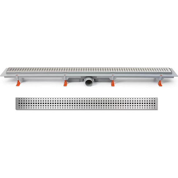 Трап Veconi Basic 55 см V550B, хром глянцевый фото 