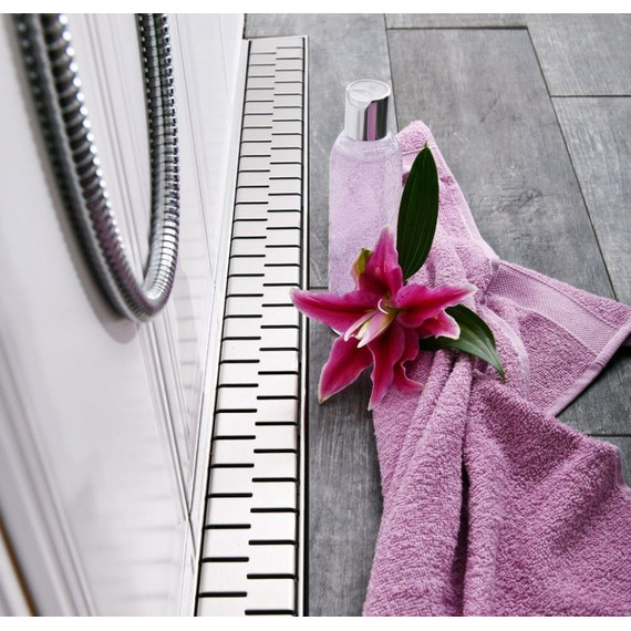 Трап Veconi N Medium 35 см V350MN, хром глянцевый, Цвет производителя: хром глянцевый, Размер трапа: 350 фото 4