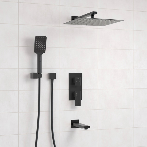 Душевая система для ванны WasserKraft A172071, черный - 2 Душевая система для ванны WasserKraft A172071, черный фото 2