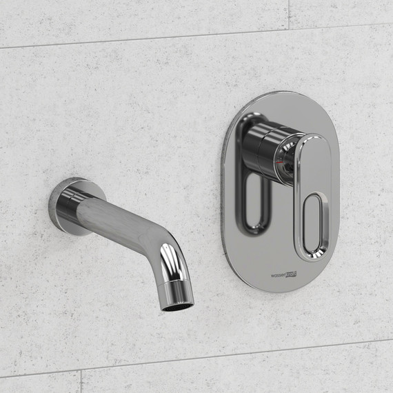 Смеситель для раковины настенный WasserKraft Kammel A18583 фото 2