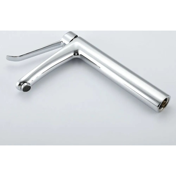 Смеситель для раковины высокий с локтевой (хирургической) ручкой Gappo G1021-21, Цвет производителя: хром фото 12