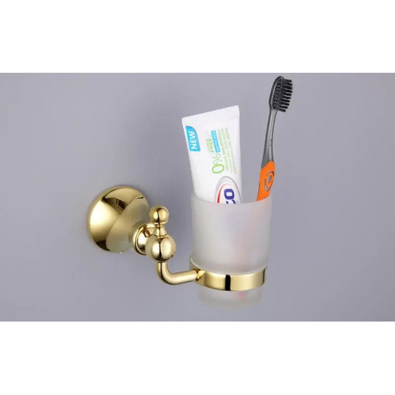 Стакан для зубных щеток Gappo G1406, цвет золото фото 2