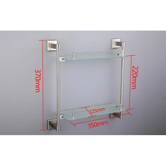 Cтеклянная полка Gappo G1707-2 - 8 Cтеклянная полка Gappo G1707-2 фото 8