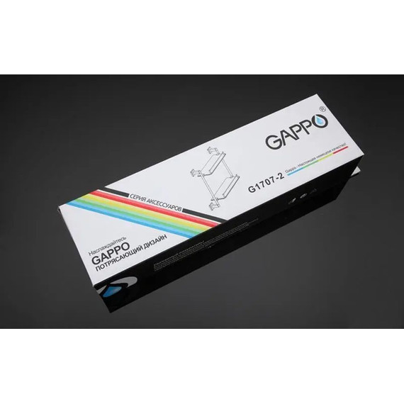 Cтеклянная полка Gappo G1707-2 - 7 Cтеклянная полка Gappo G1707-2 фото 7