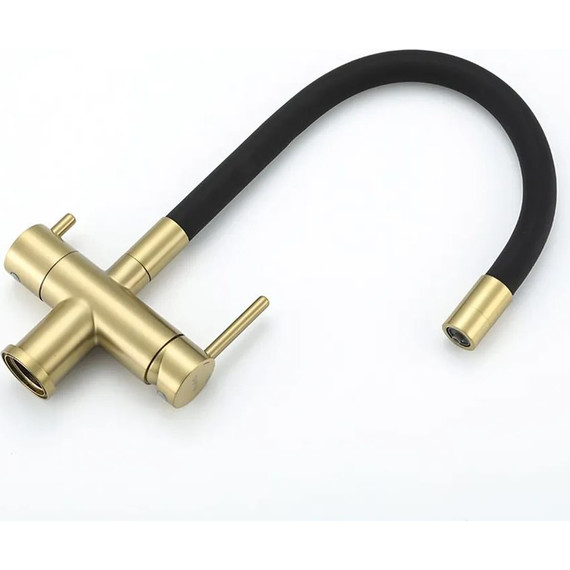 Смеситель для кухни Gappo G4398-33, золото/черный - 6 Смеситель для кухни Gappo G4398-33, золото/черный фото 6