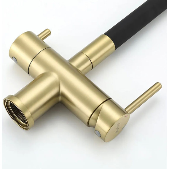 Смеситель для кухни Gappo G4398-33, золото/черный - 7 Смеситель для кухни Gappo G4398-33, золото/черный фото 7