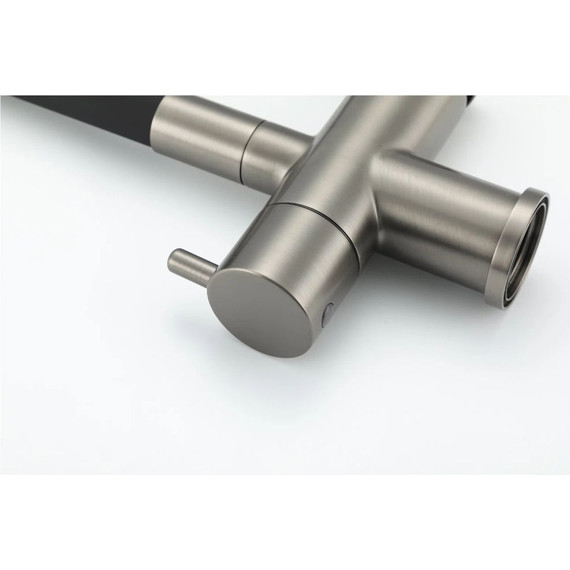 Смеситель для кухни Gappo G4398-39, оружейная сталь/чёрный - 18 Смеситель для кухни Gappo G4398-39, оружейная сталь/чёрный фото 18