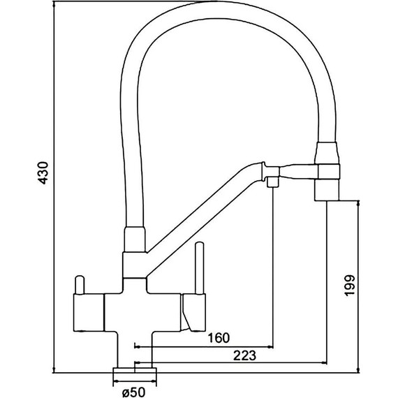 Смеситель для кухни Gappo G4398-83, золото/черный фото 15