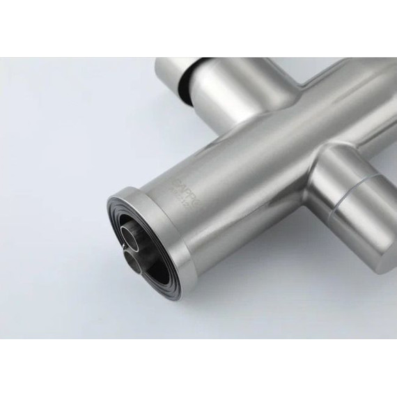 Смеситель для кухни Gappo G4399-65, сатин/черный - 9 Смеситель для кухни Gappo G4399-65, сатин/черный фото 9