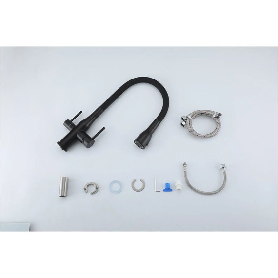 Смеситель для кухни Gappo G4399-66, черный фото 11