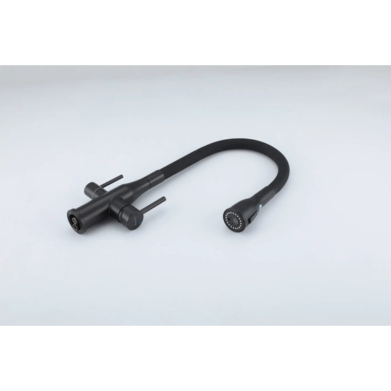 Смеситель для кухни Gappo G4399-66, черный фото 4