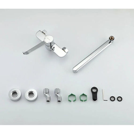 Смеситель для кухни с локтевой (хирургической) ручкой Gappo G4621 фото 14