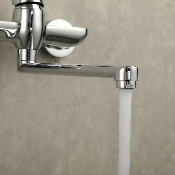 Смеситель для кухни с локтевой (хирургической) ручкой Gappo G4621 фото 8