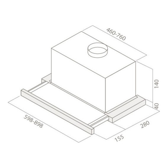 Вытяжка ELICA ELITE 14 LUX GRVT/A/60 (чёрное стекло) - 2 Вытяжка ELICA ELITE 14 LUX GRVT/A/60 (чёрное стекло) фото 2