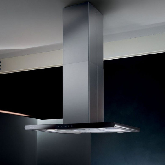 Вытяжка ELICA GALAXY ISLAND BLIX/A/90X45 (чёрное стекло) - 3 Вытяжка ELICA GALAXY ISLAND BLIX/A/90X45 (чёрное стекло) фото 3