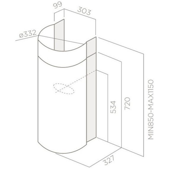 Вытяжка ELICA STONE IX/A/33 - 4 Вытяжка ELICA STONE IX/A/33 фото 4