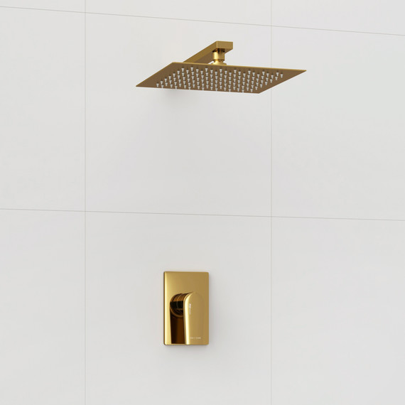 Душевая система для душа WasserKraft Aisch A55180, золото матовое фото 2