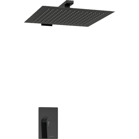 Душевая система для душа WasserKraft Glan A66181, черный глянец фото 