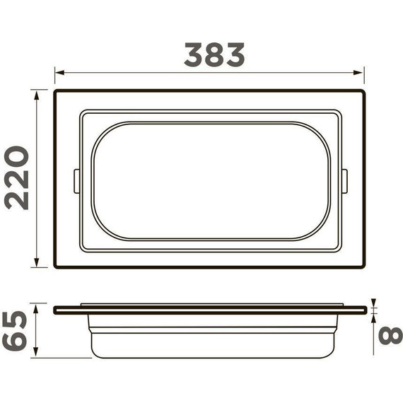 Контейнер для кухонной мойки Omoikiri DC-05 GB 4999091, графит фото 2