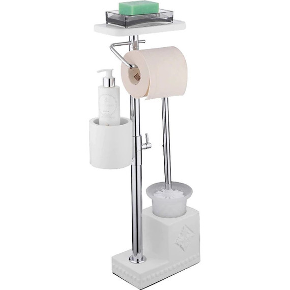 Стойка с держателем и ёршиком Gappo G902-1 - 2 Стойка с держателем и ёршиком Gappo G902-1 фото 2