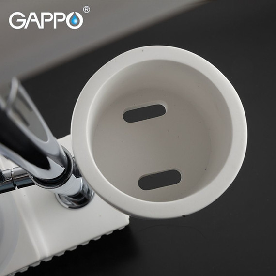 Стойка с держателем и ёршиком Gappo G902-1 - 4 Стойка с держателем и ёршиком Gappo G902-1 фото 4