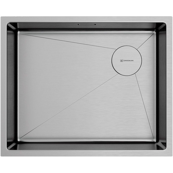 Мойка кухонная Omoikiri Taki 54-U/IF SIDE SF IN 1,2 мм 4997034, Цвет производителя: нержавеющая сталь фото 