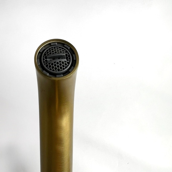 Смеситель для раковины высокий Paini Brera 74PJ205OLL, золото матовое фото 4