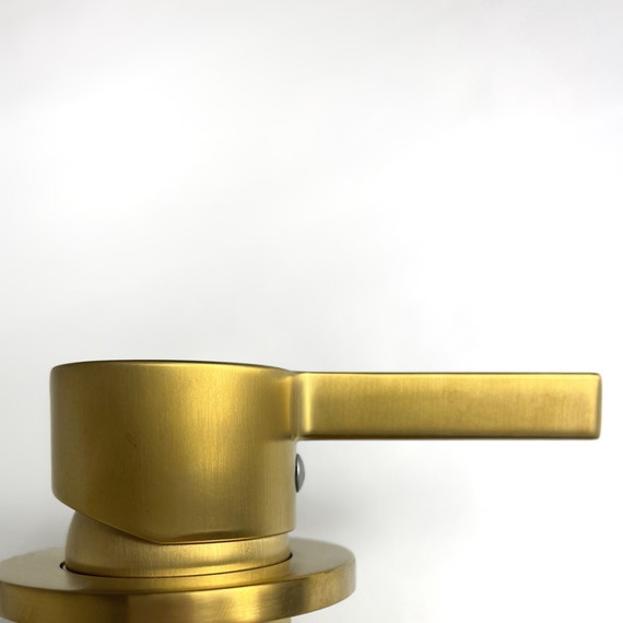 Смеситель для раковины настенный Paini Brera 74PJ208, золото матовое фото 6