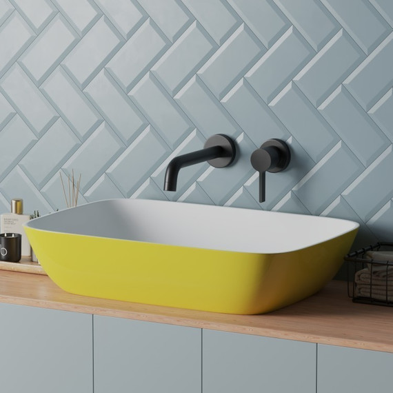 Смеситель для раковины настенный Paini Brera 74PZ208, чёрный матовый фото 2