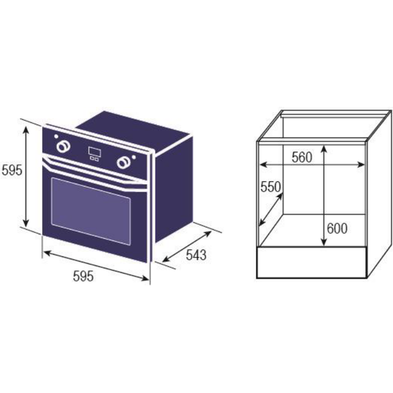Электрический духовой шкаф Zigmund & Shtain E 151 W фото 6