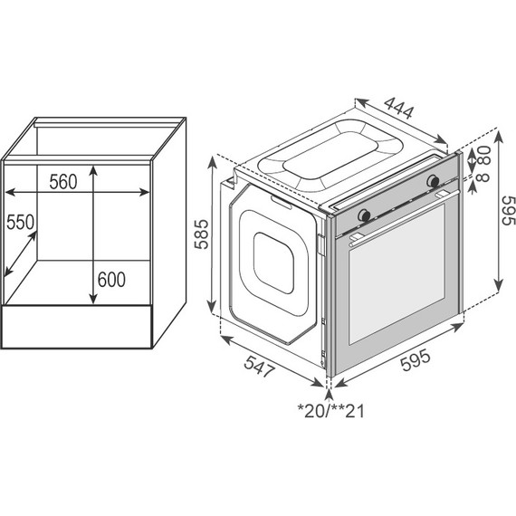 Электрический духовой шкаф Zigmund & Shtain E 157 B фото 5