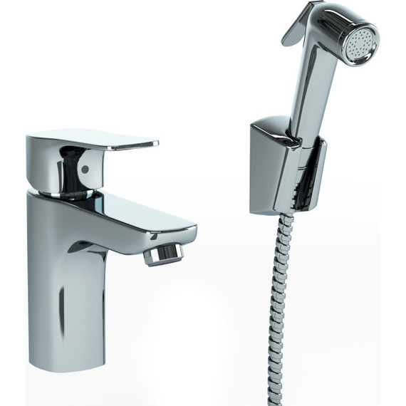 Смеситель для раковины с гигиеническим душем Paini Viva Style P4CR205/574 фото 
