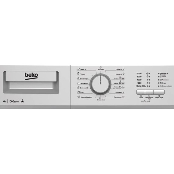 Стиральная машина Beko WRE 65P1 BSS, цвет серый фото 3