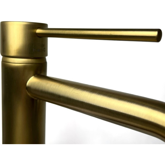 Смеситель для раковины высокий Paini Cox 78PJ205OLL, золото матовое фото 6