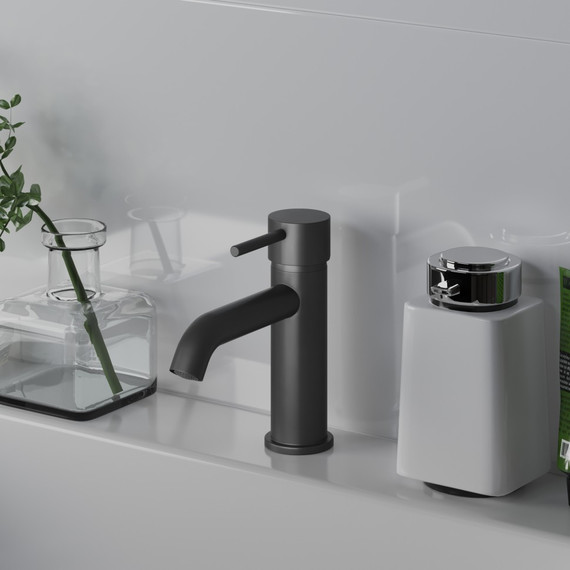 Смеситель для раковины Paini Cox 78PZ205O, черный матовый - 2 Смеситель для раковины Paini Cox 78PZ205O, черный матовый фото 2