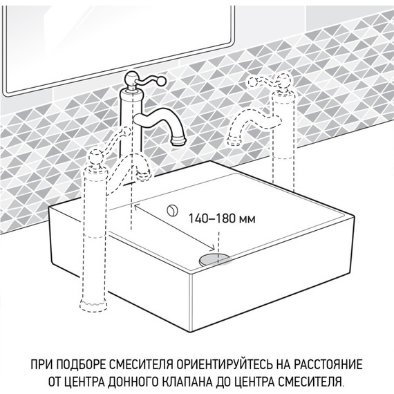 Смеситель для раковины высокий Paini Cox Grip 7GPZ205OLL, черный матовый фото 7