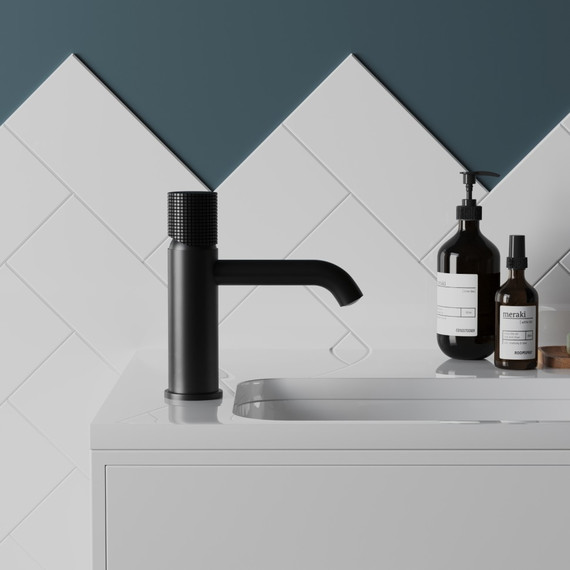 Смеситель для раковины Paini Cox Grip 7GPZ205O, черный матовый фото 2