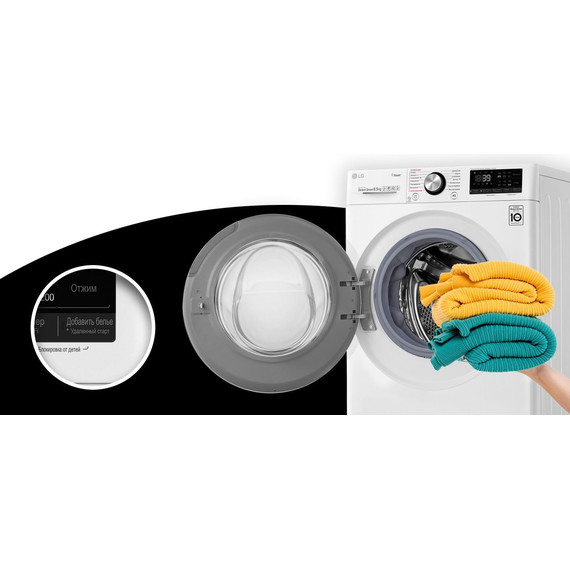 Стиральная машина LG F2V9GW9W - 24 Стиральная машина LG F2V9GW9W фото 24