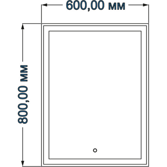 Зеркало Стиль 60 см CS00058006 - 3 Зеркало Стиль 60 см CS00058006 фото 3