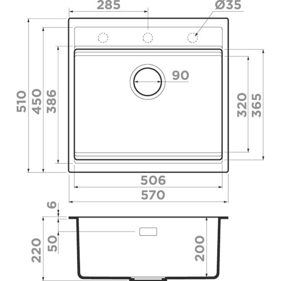 Кухонная мойка Omoikiri Kitagawa 57 AZ 4993300, azur blue матовый, Цвет производителя: azur blue матовый - 2 Кухонная мойка Omoikiri Kitagawa 57 AZ 4993300, azur blue матовый, Цвет производителя: azur blue матовый фото 2