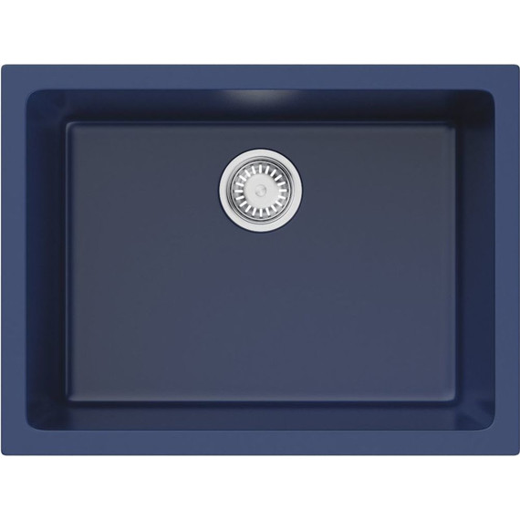 Кухонная мойка Omoikiri Okinoshima 61-U/I IB-Matt 4993049, indigo blue матовый, Цвет производителя: indigo blue матовый фото 