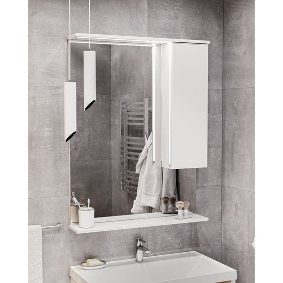 Зеркало-шкаф Mirsant Soho LED 80 см R - 5 Зеркало-шкаф Mirsant Soho LED 80 см R фото 5